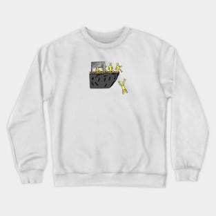 the cliff Crewneck Sweatshirt